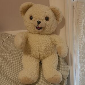 Cream Plush Teddy Bear Stuffed Animal